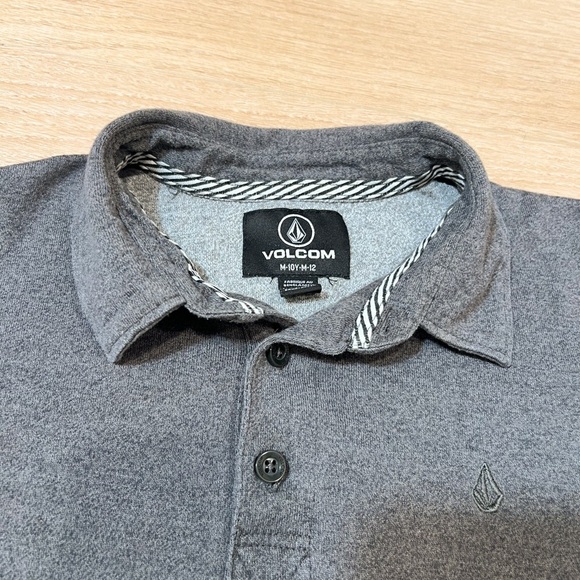 Volcom Charcoal Polo Shirt - Picture 3 of 3